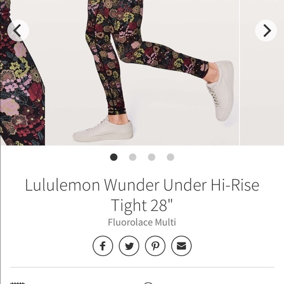 Lululemon Wunder Under Hi-Rise Tight 28" - Picture 2 of 6